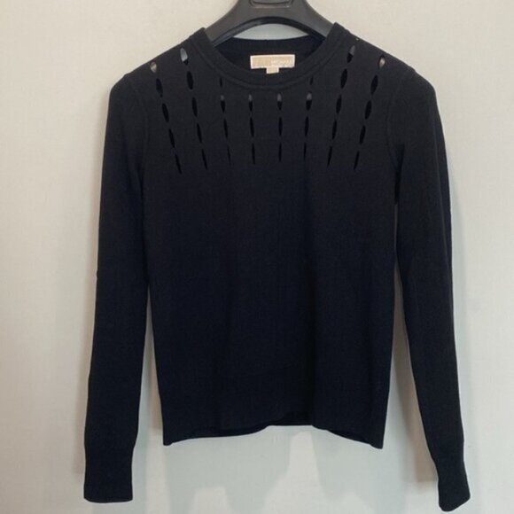 Michael Kors Black Long Sleeve Top - Picture 2 of 10